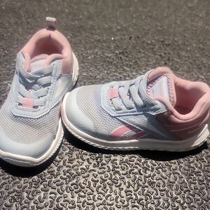 Reebok Kids' Blue and Pink Sneakers